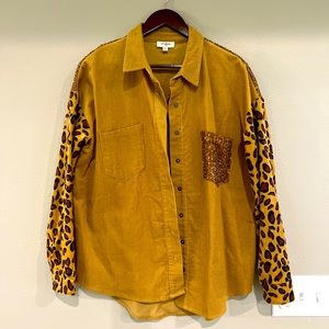 Umgee Corduroy Shacket- M